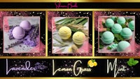 lavender & lemongrass bath bombs